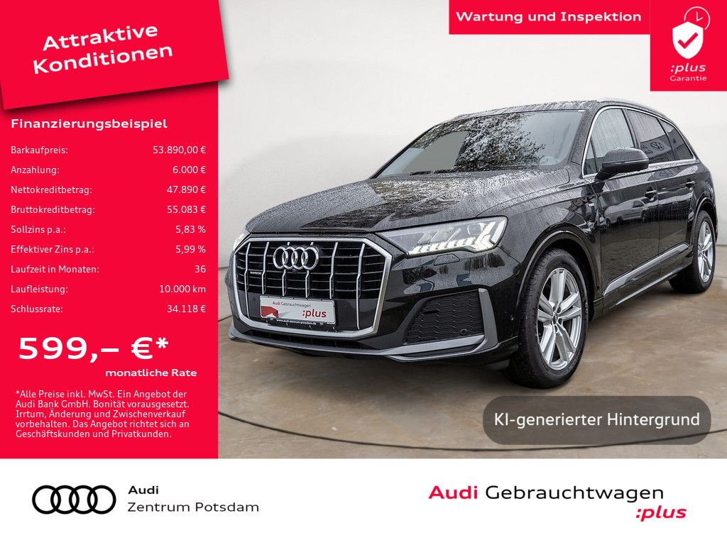 Audi Q7 S line 50 TDI quattro MATRIX AHK B&O STANDHZ