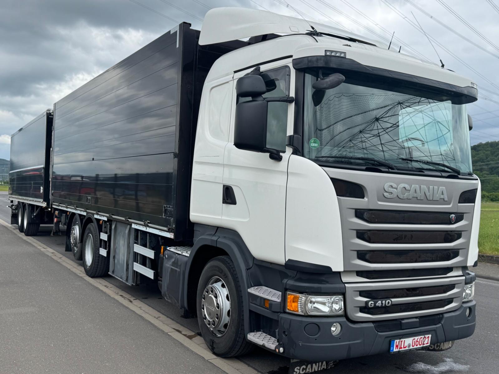 Scania G410 / E6 / 2 x LBW / LENKACHSE / KOMPLETTZUG