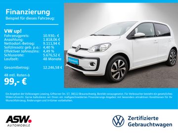 Volkswagen Leasingangebot: Volkswagen up! ACTIVE 1.0 MPI 5-Gang Klima RFK PDC SHZ