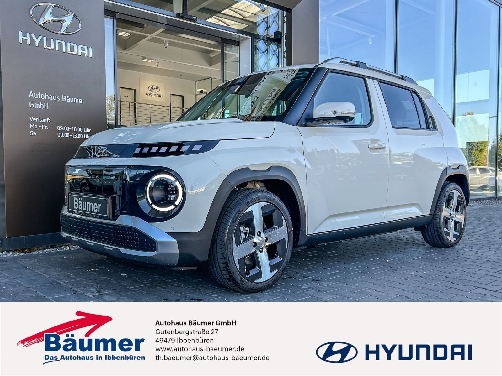Hyundai INSTER EV 49 kWh 2WD Prime V2L-Pak, Glas-Dach