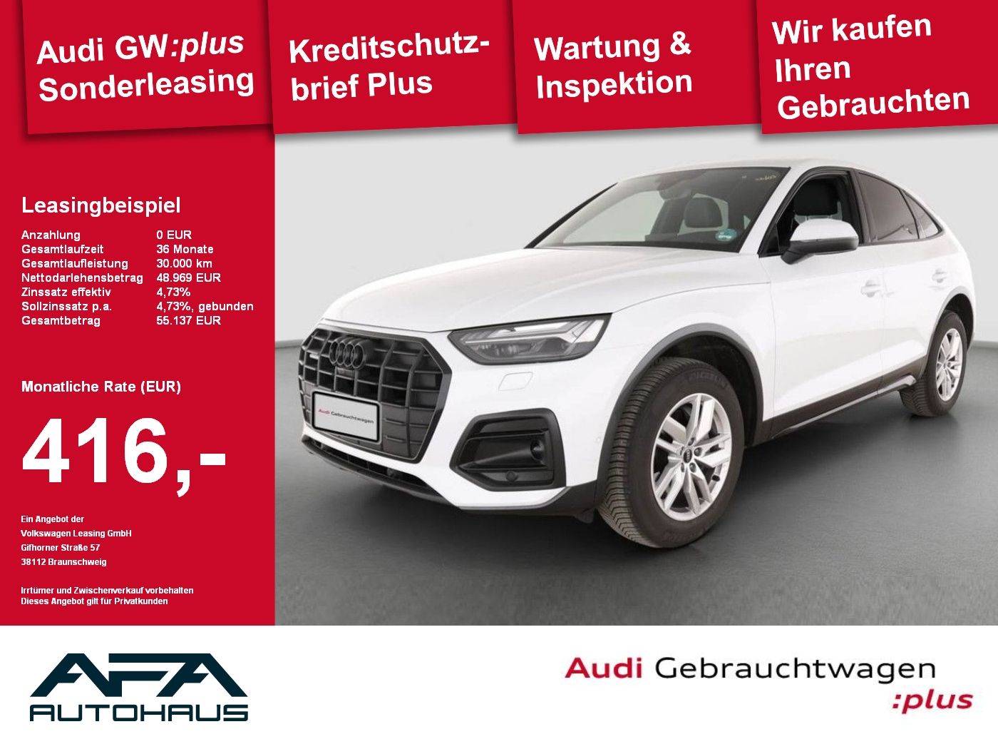 Audi Q5 Sportback 40 TDI quattro Pano*AHK*Matrix*360°