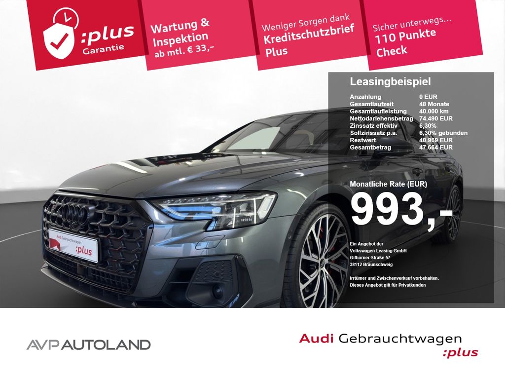 Audi S8 TFSI quattro Tiptronic Individual AHK+PANO UP