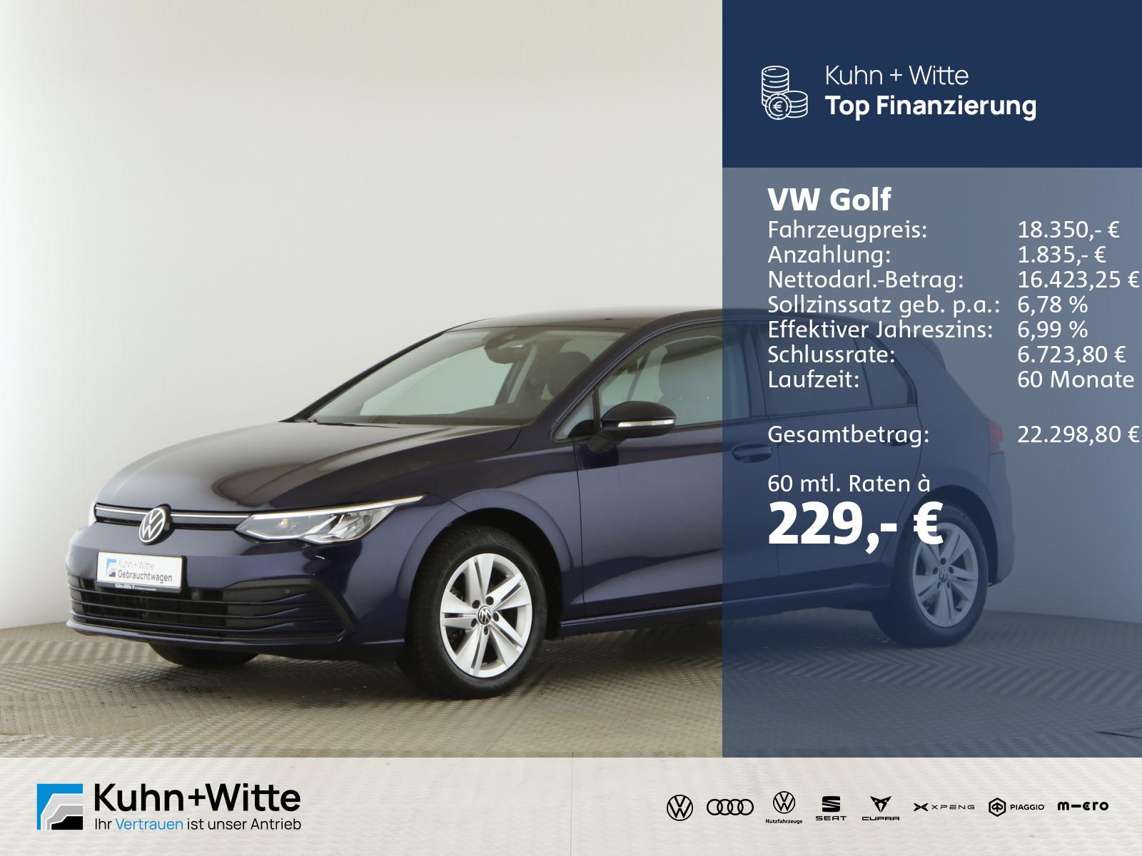 Volkswagen Golf VIII 1.5 TSI Life AHK+LED+PDC+Navi+StandH