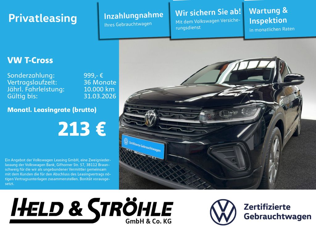 Volkswagen T-Cross R-Line Black Style 1.5 TSI 18" AHK NAVI