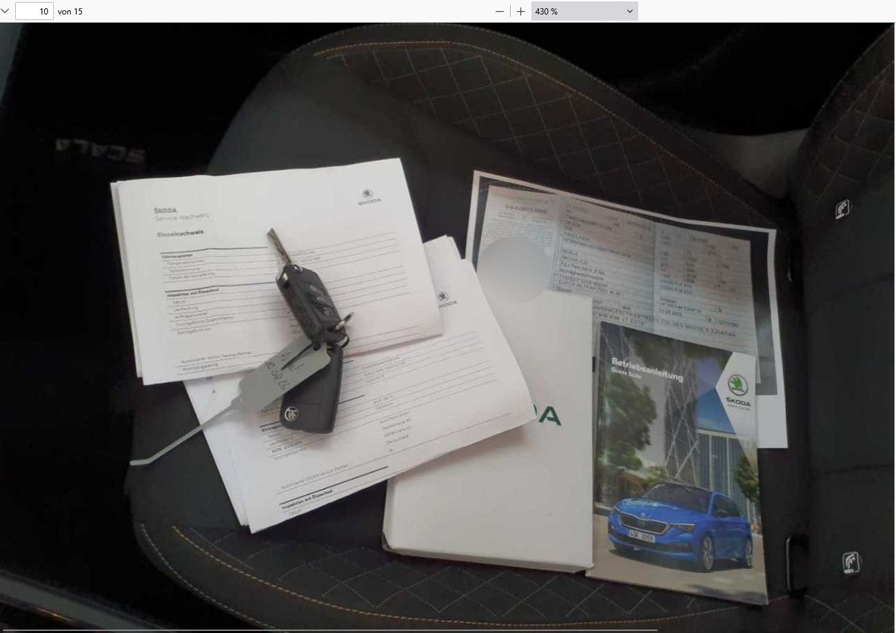 Fahrzeugabbildung SKODA Scala 1.0 TSI Ambitio LED/NAVI/VIRTU/SHZ/DAB/8Fa