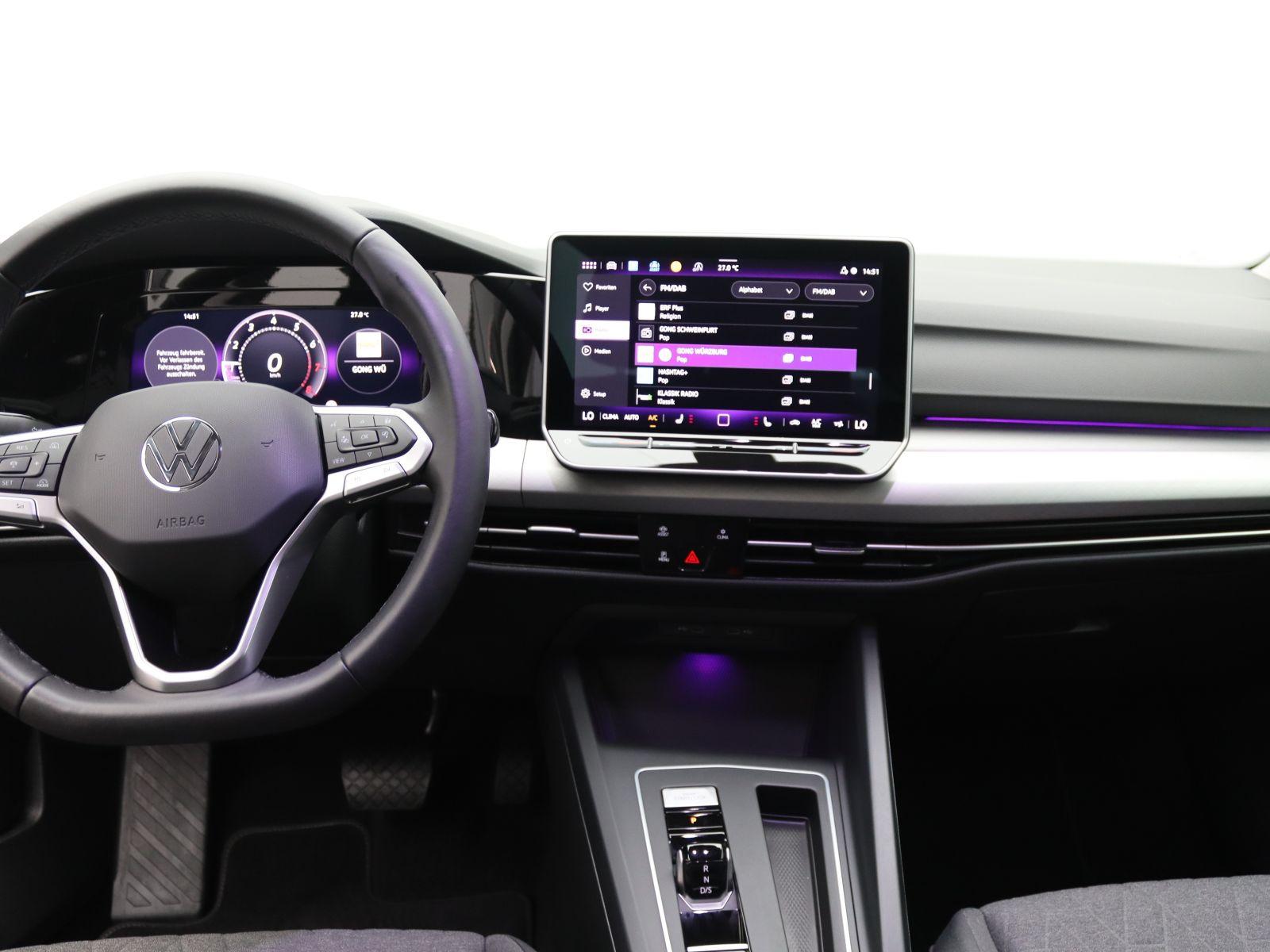 Volkswagen Golf VIII Life 1.5 eTSI DSG / CarPlay, LED, RFK, миниатюра 16