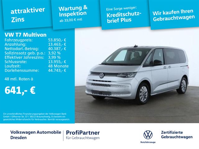 Volkswagen T7 Multivan Life NAV LED AHZV KAMERA SHZ GRA