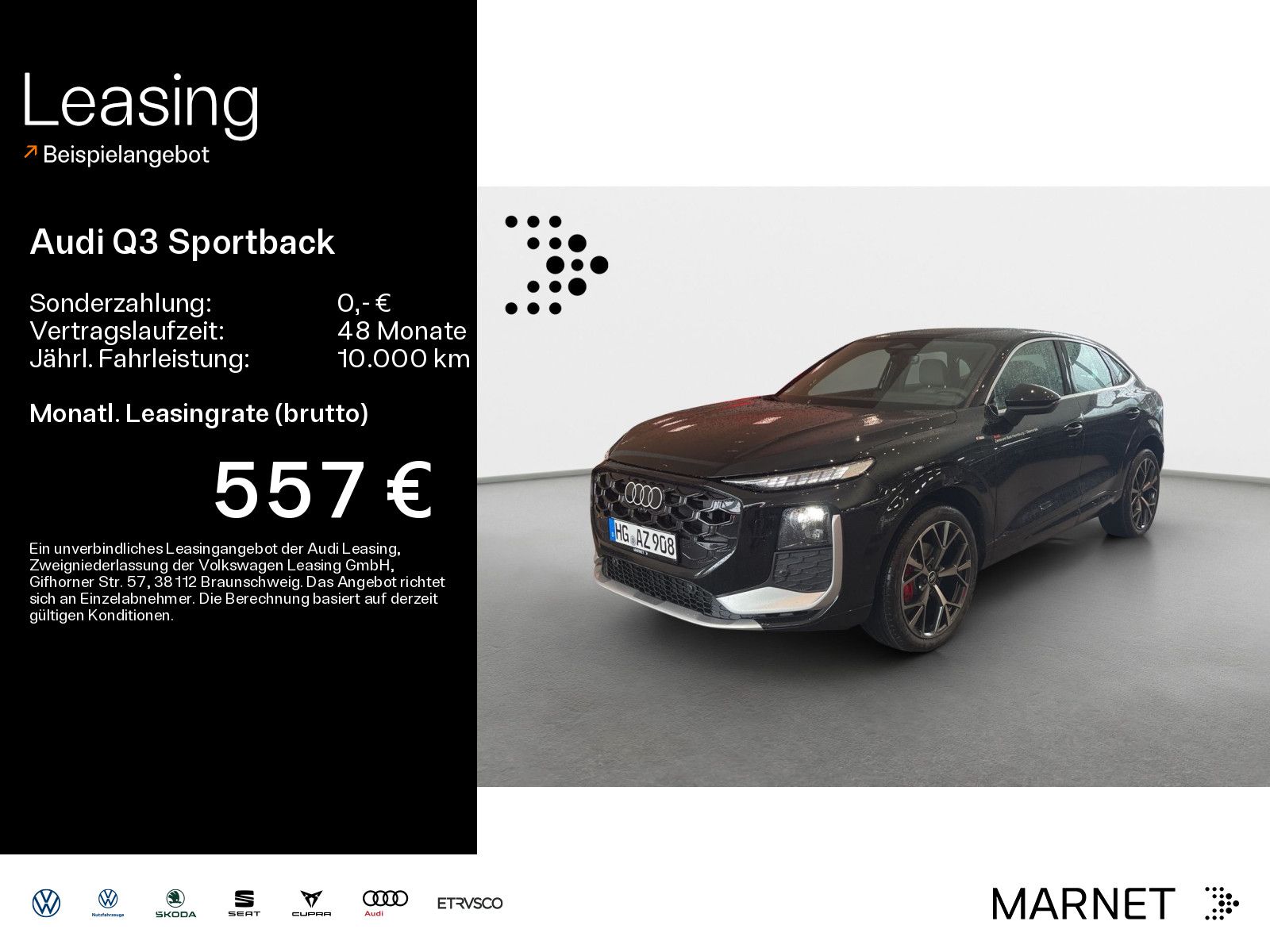 Audi Q3 Sportback TFSI 110 kW S tronic*TECHPLUS*MATRI