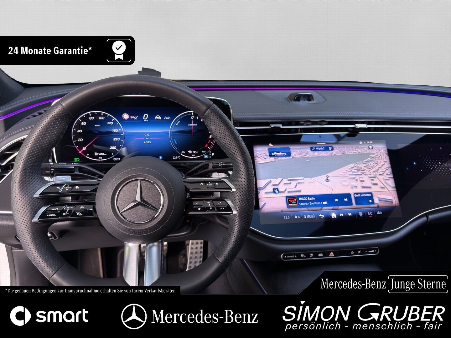 Fahrzeugabbildung Mercedes-Benz E 300 e AMG Night Pano Superscreen Leder AHK