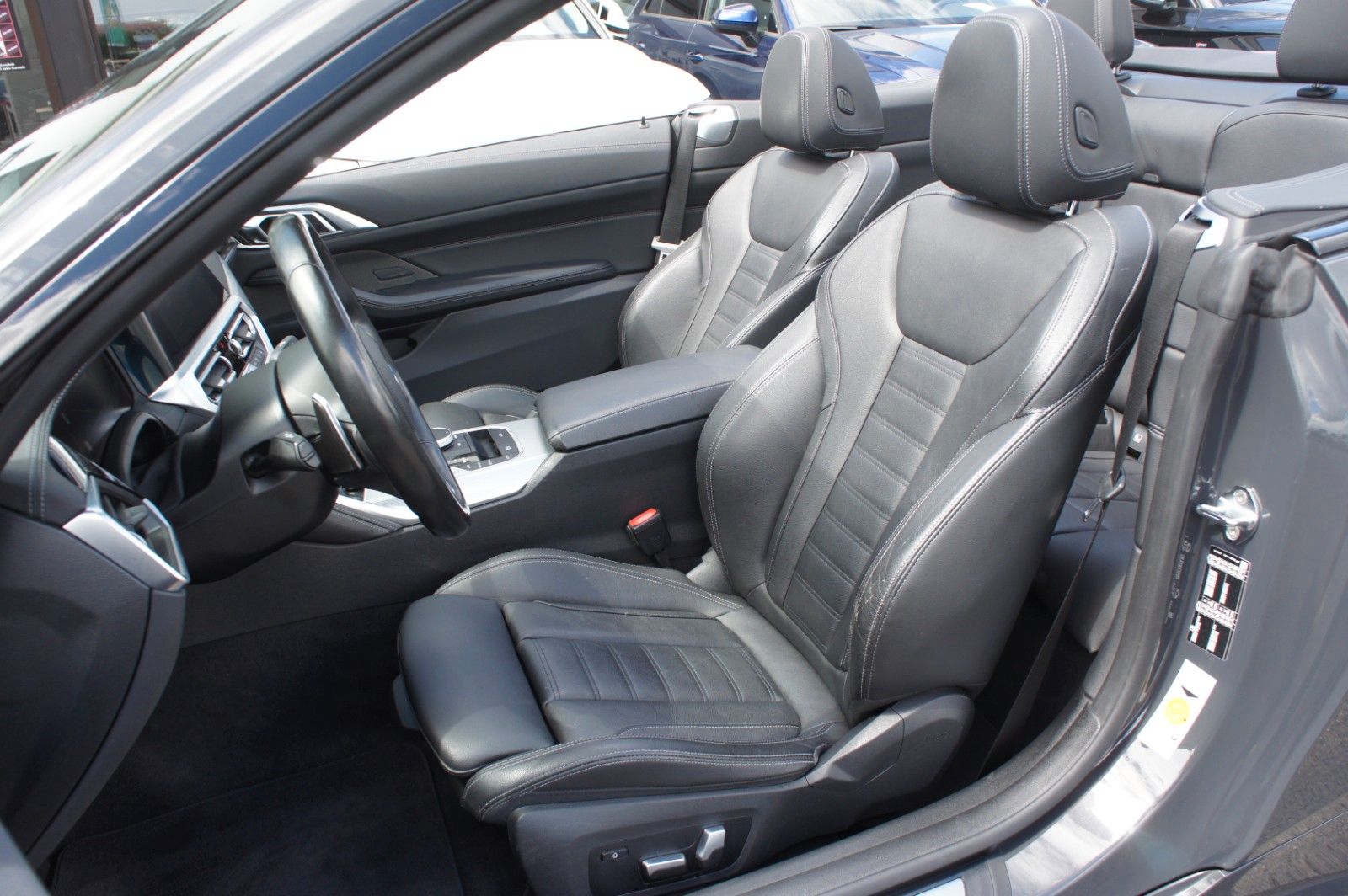 BMW 420i Cabrio M Sport LIVE LEDER SHADOW 19Z H&K foto 12