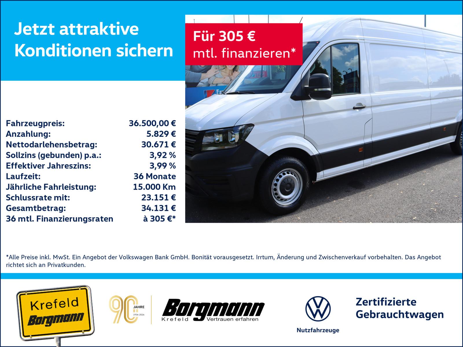Volkswagen Crafter Kasten 35 2.0 TDI L3H2 KAMERA PDC KLIMA