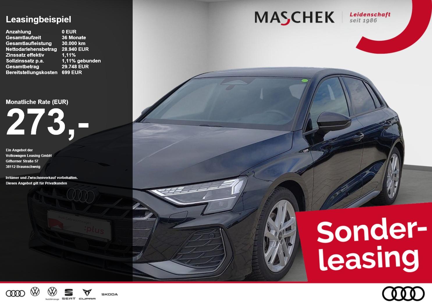 Audi A3 Sportback S line 35 TFSI S tronic HUD Sonos R