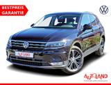 Volkswagen Tiguan 2.0 4Motion Klimaaut. LED Navi PDC AHK - mit Benzin-Antrieb: Schwarz, Ambiente-Beleuchtung, Geländewagen, mit Klimaautomatik