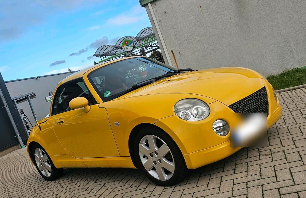 Daihatsu Copen 1.3  Gelb mit rotem Leder ...