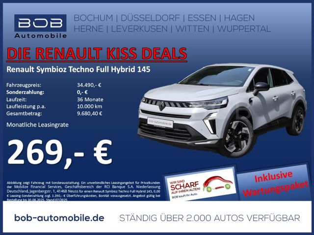 Renault Symbioz Techno 145 - 269 ¤ / Monat im Leasing