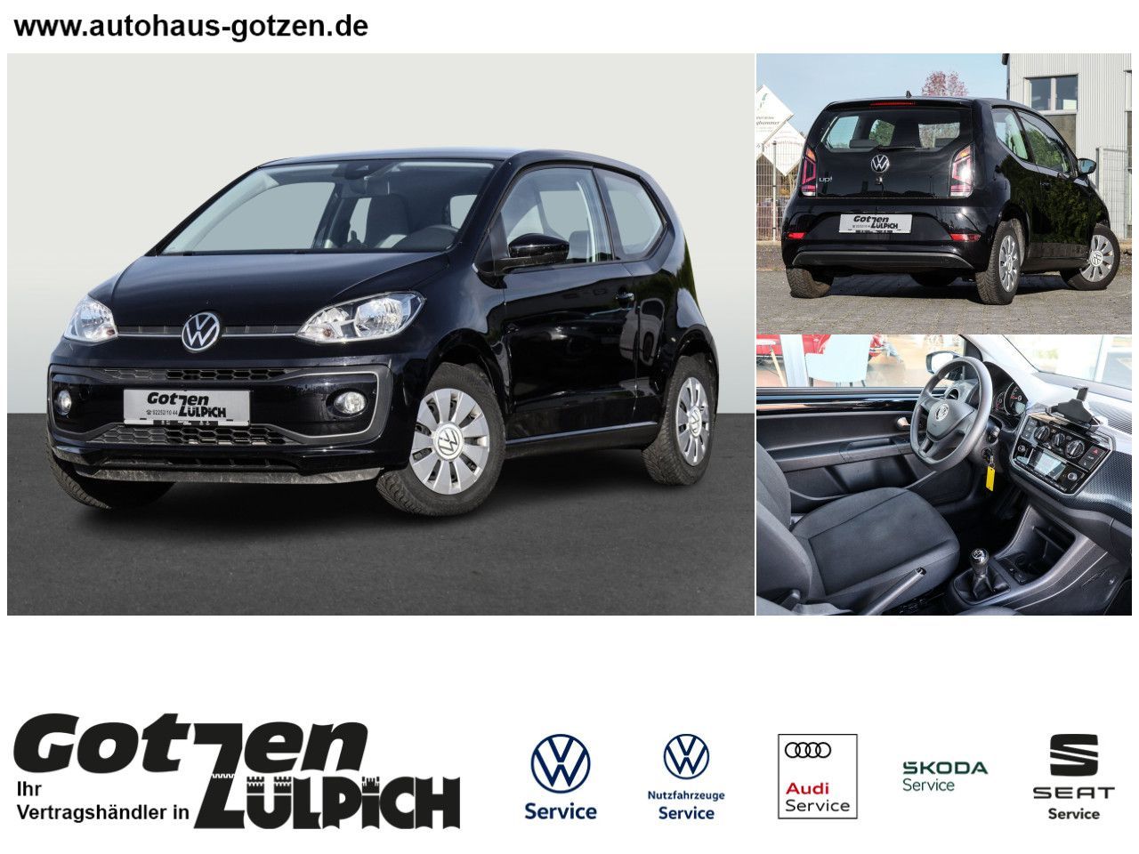 Fahrzeugabbildung Volkswagen up! 1.0 Klima Vordersitze beheizbar E-Spiegel