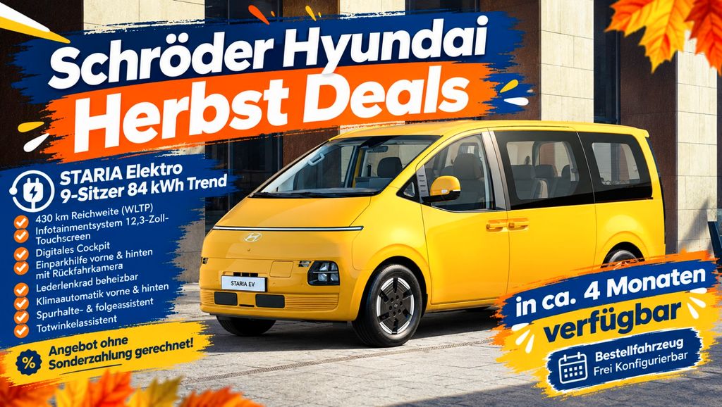 Hyundai STARIA Elektro 84kWh Trend