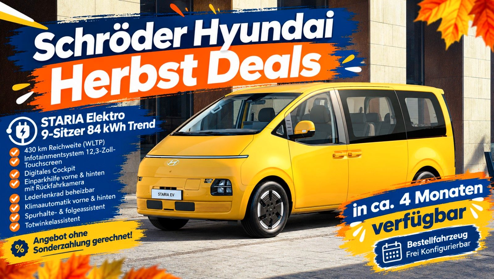 Hyundai STARIA Elektro 84kWh Trend