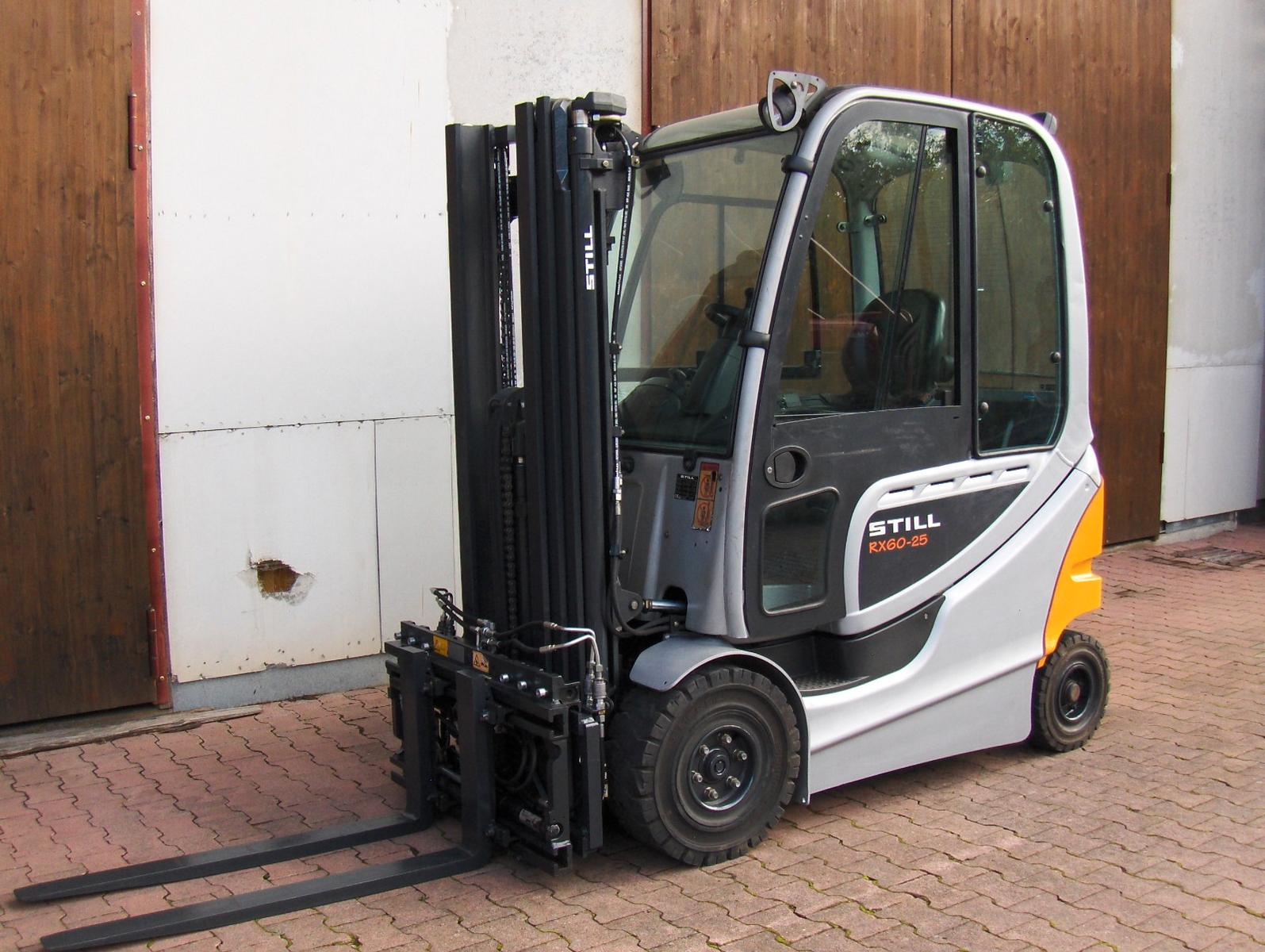 Still RX 60-25,Triplex,Seitenschieber Zinkenverstellug