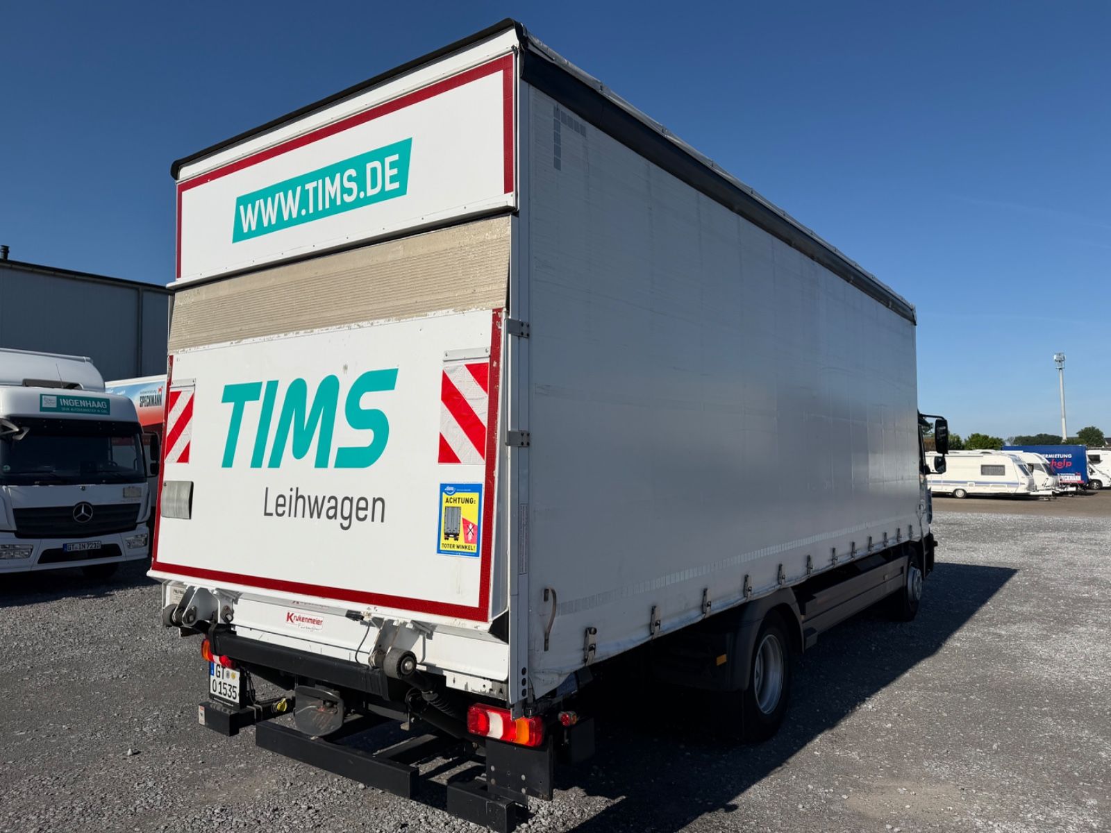 Fahrzeugabbildung Mercedes-Benz Atego 1524 L Autom. Curtainsider LBW AHK
