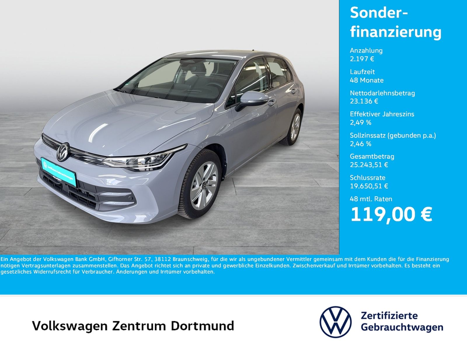 Volkswagen Golf VIII 1.5 eTSI LIFE CAM ACC HEAD-UP NAVI ALU foto 1