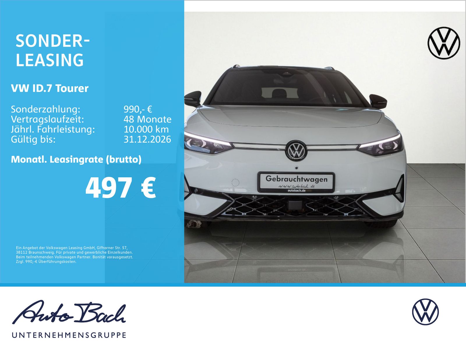 Volkswagen ID.7 Tourer GTX 4M HUD Matrix AHK Harman Kardon imagem 2