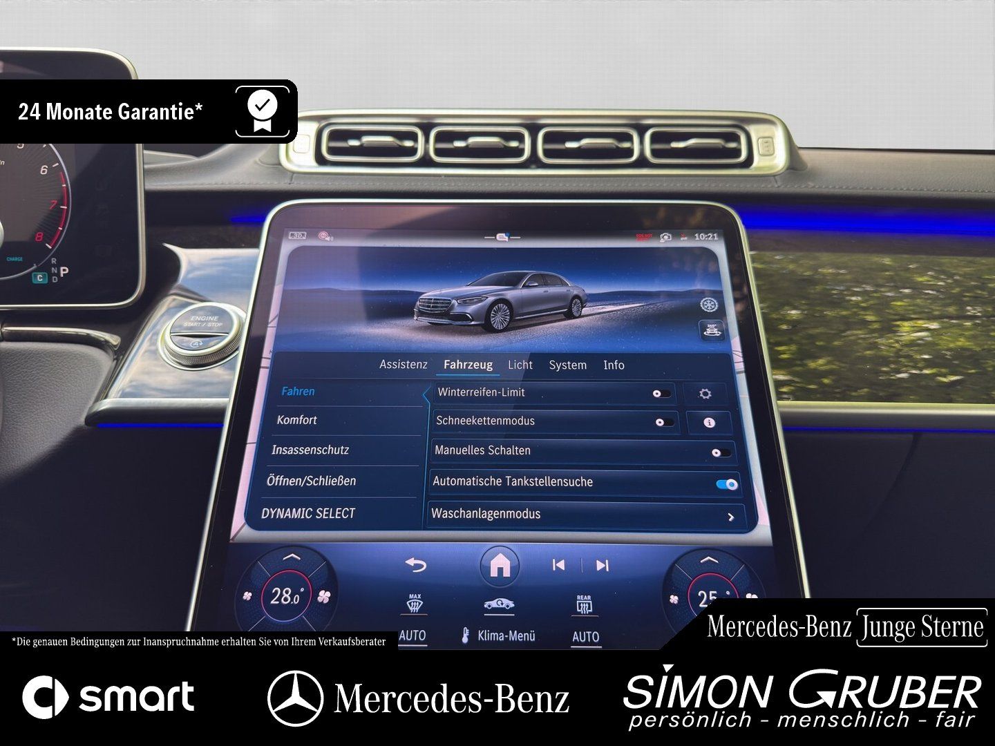Fahrzeugabbildung Mercedes-Benz S 580 4M L AMG Night First-Class Executive Chauf