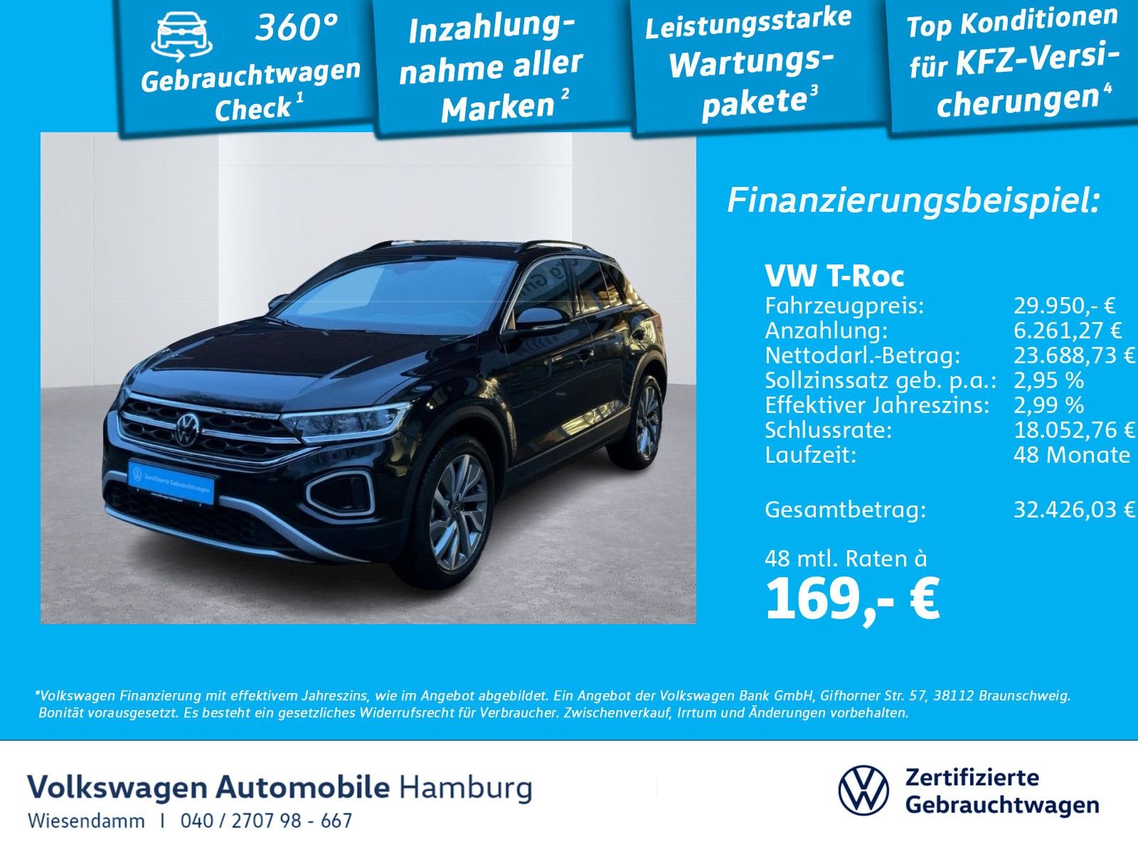 Volkswagen T-Roc 1.5 TSI DSG Move AHK Kamera LED Sitzhzg