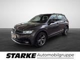Volkswagen Tiguan 2.0 TDI DSG 4MOTION R-Line Highline  Pano - mit Diesel-Antrieb: Grau, Geländewagen