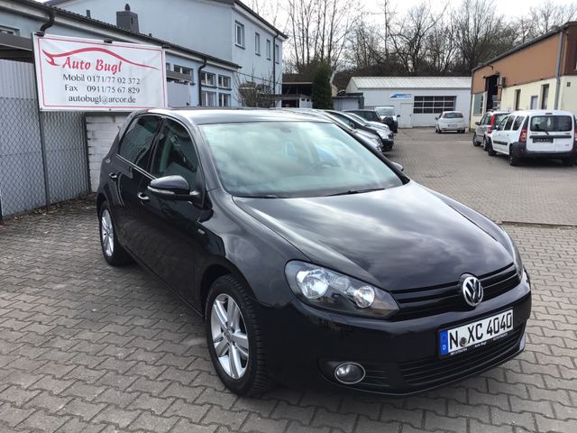 Volkswagen Golf VI Match+Klima+Navi+Leder+Sitzh.+Alu+++++