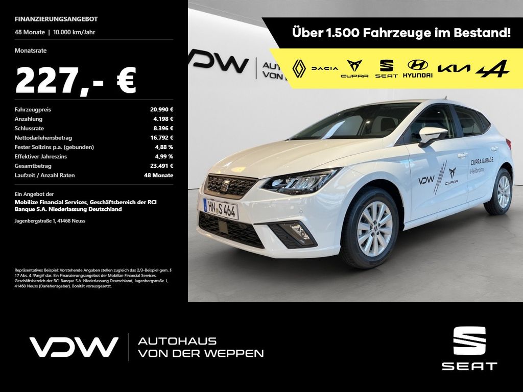 Ibiza Style TSI Navi Rückfahrkamera Sitzheizung