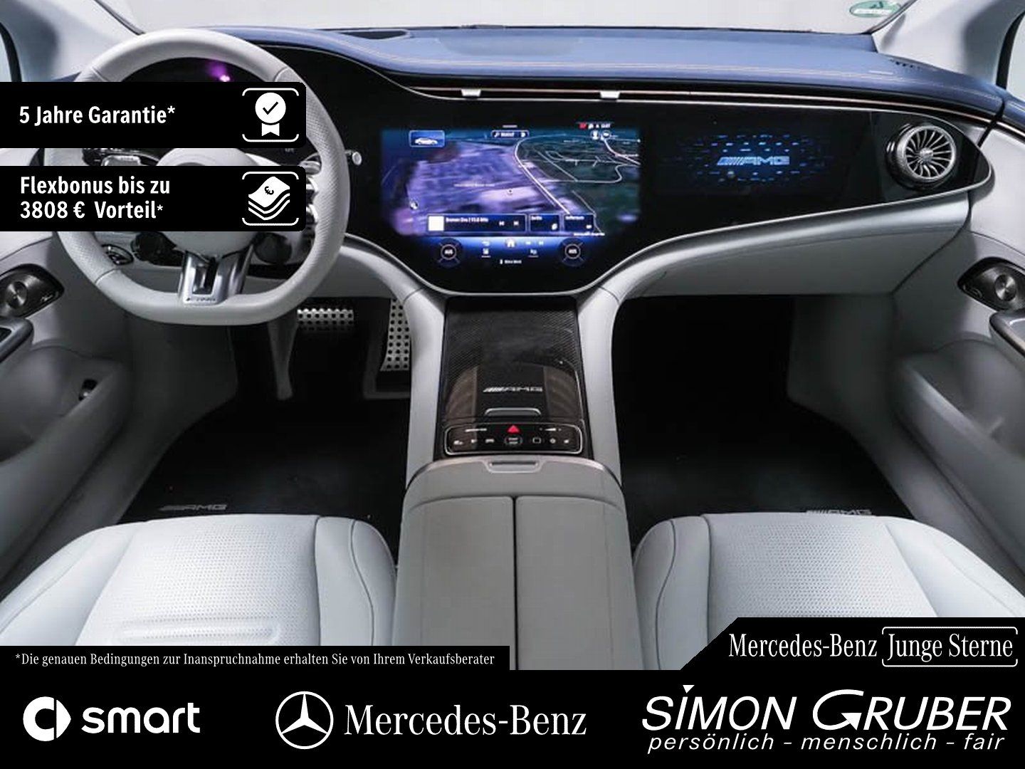 Fahrzeugabbildung Mercedes-Benz EQE 43 4M AMG Massage Sitzklima Pano AHK Mod 25