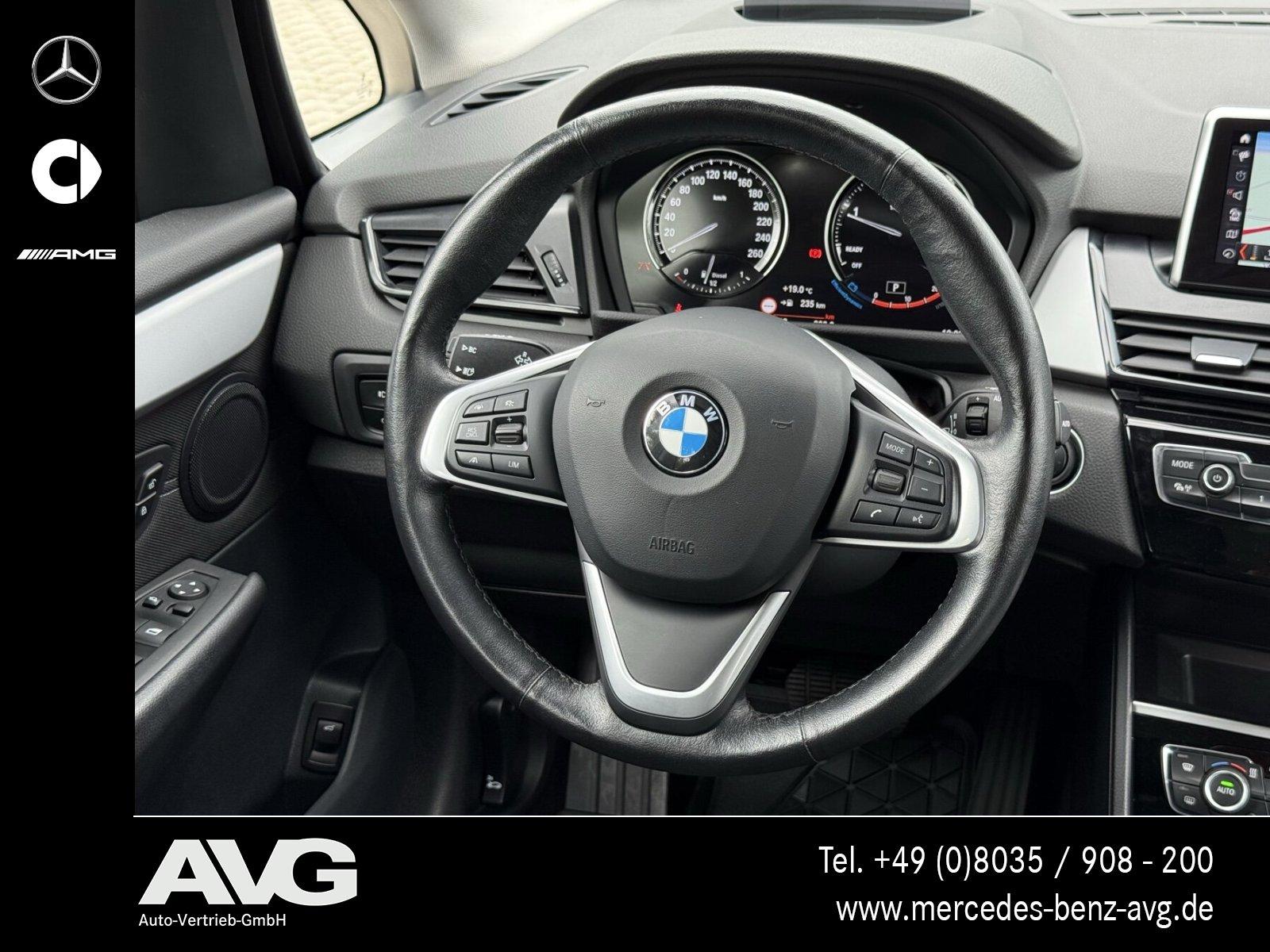 BMW 218 Active Tourer 218d Advantage Navi LED PDC HUD, миниатюра 18