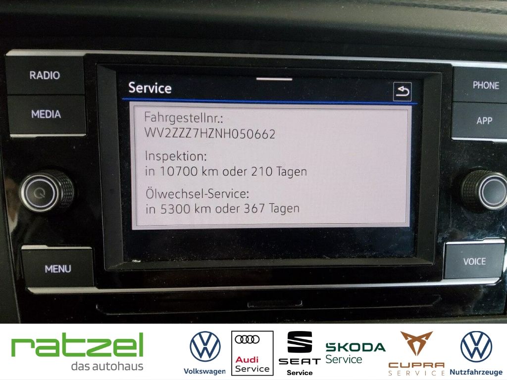 Fahrzeugabbildung Volkswagen T6.1 Kombi 2.0 TDI KR 9-Sitzer AHK Rückfahrkamer