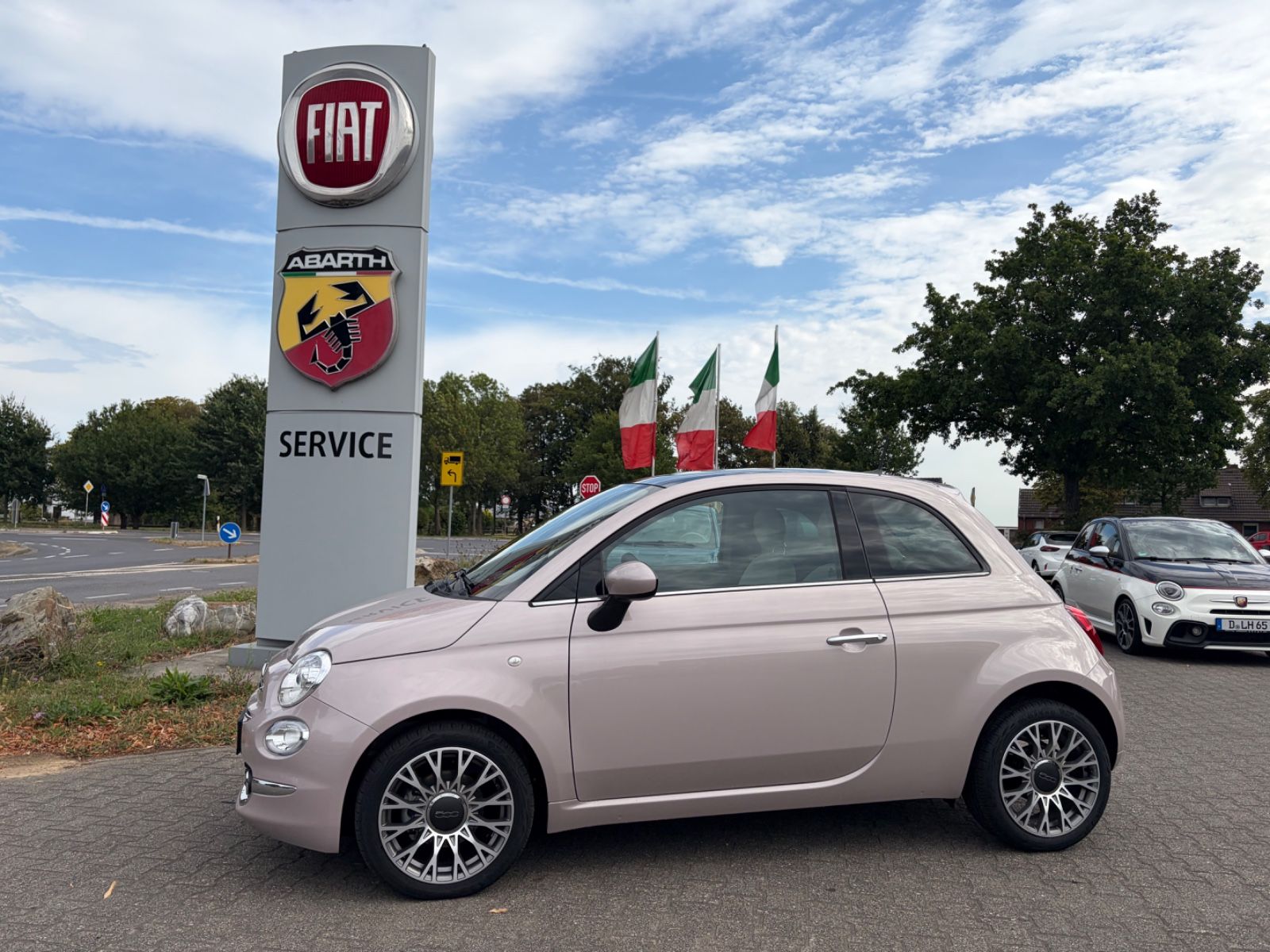 Fiat 500 Star Stella White*NW-Zustand*Xenon*Navi*UVM