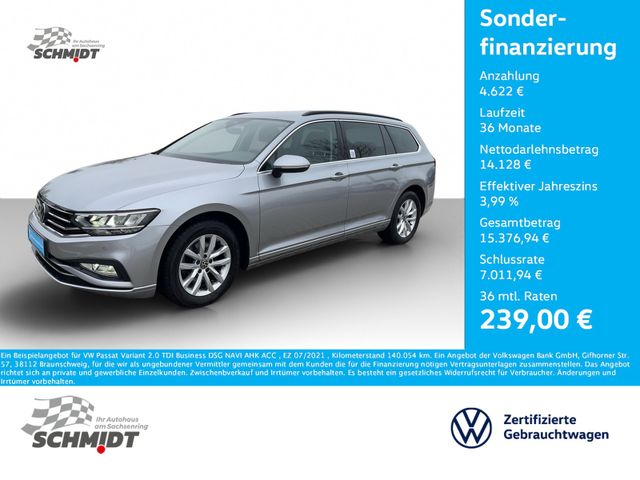 Volkswagen Passat Variant 2.0 TDI Business DSG NAVI AHK ACC