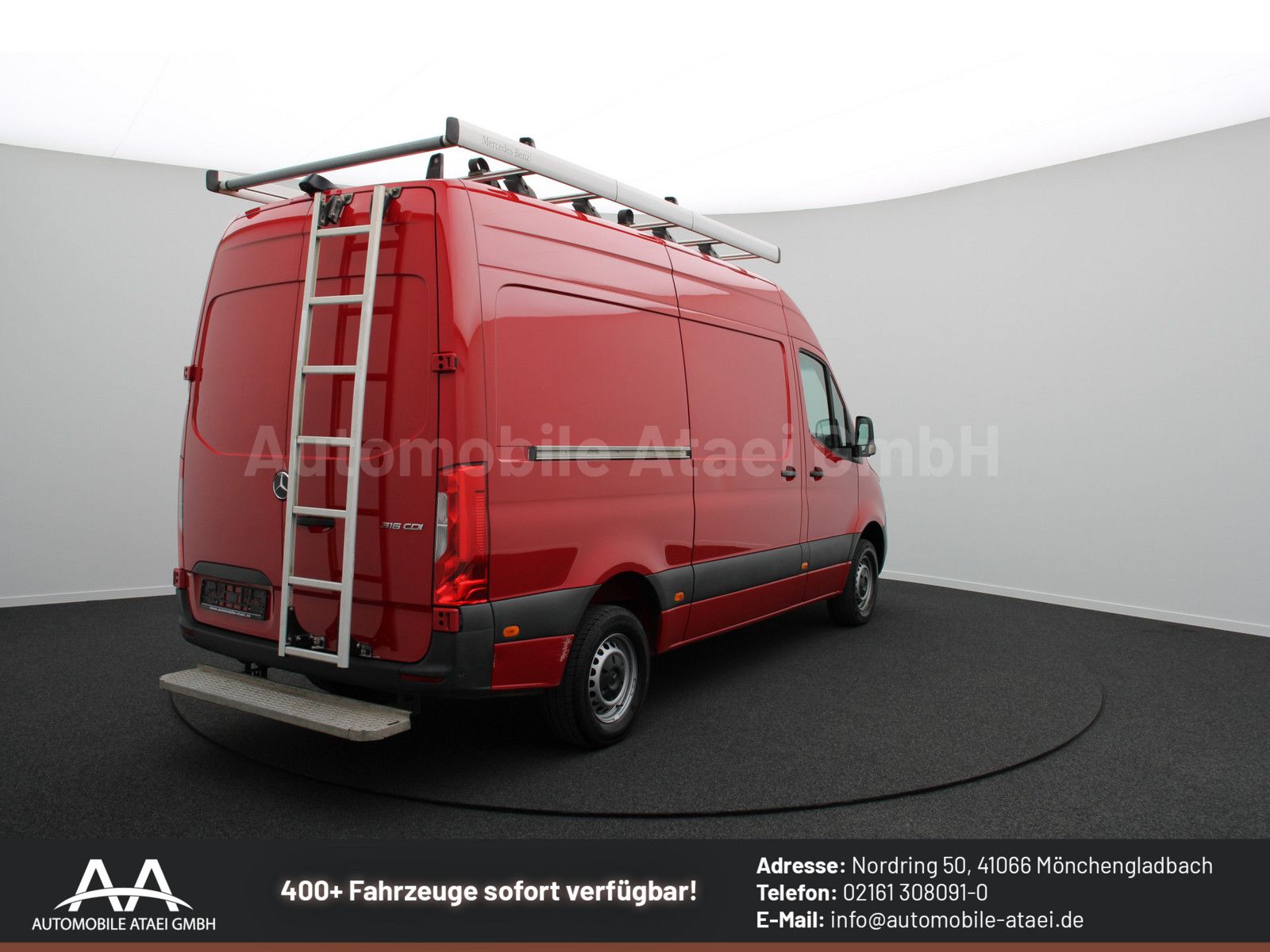 Fahrzeugabbildung Mercedes-Benz Sprinter 316 *Werkstatt+Dachträger* (6283)