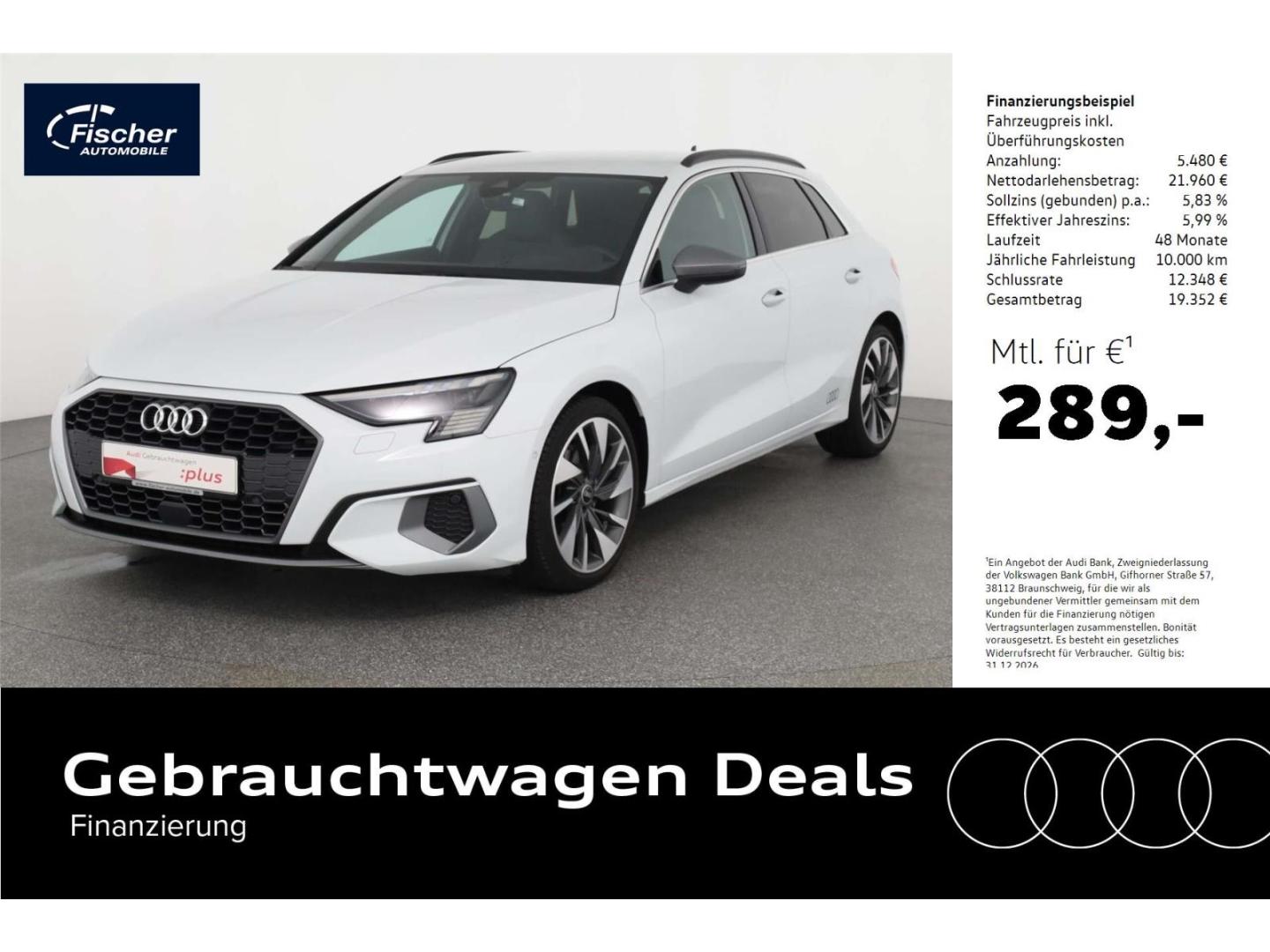 Audi A3 Sportback 35 TFSI S line edition one AHK/NAV