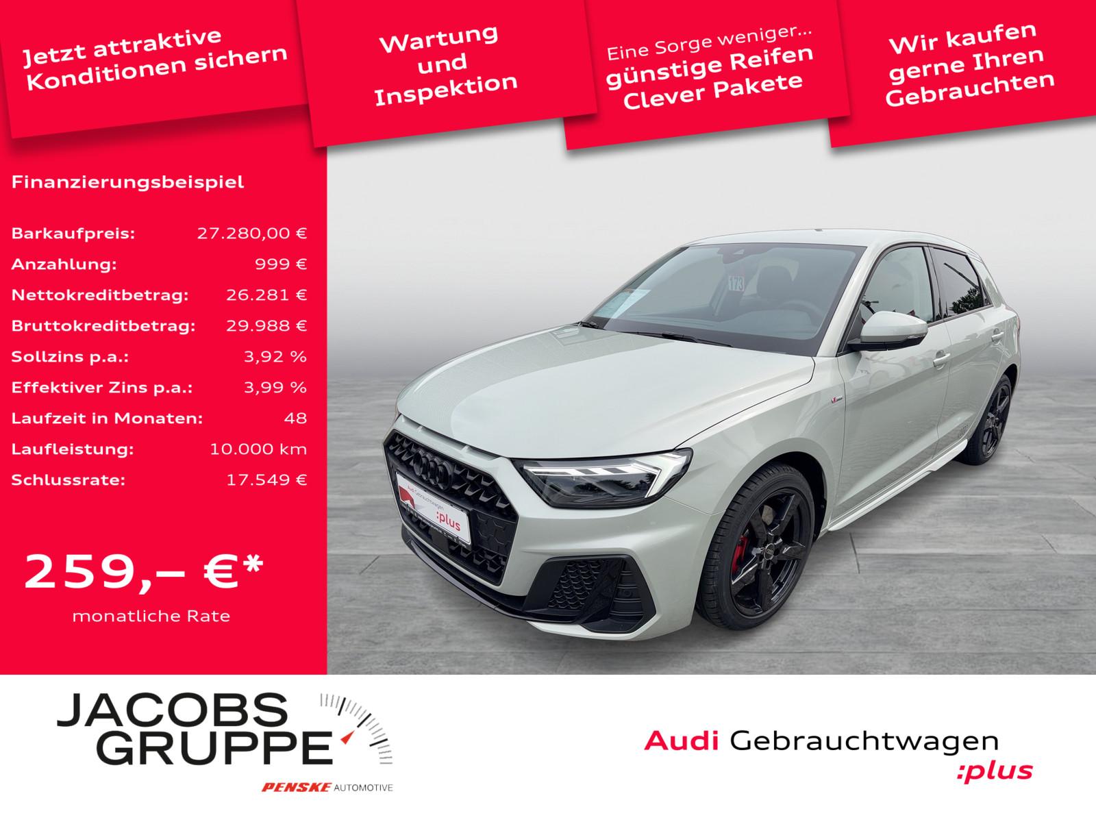 Audi A1 Sportback 40TFSI S line/Black+/ACC/Navi+/LED/