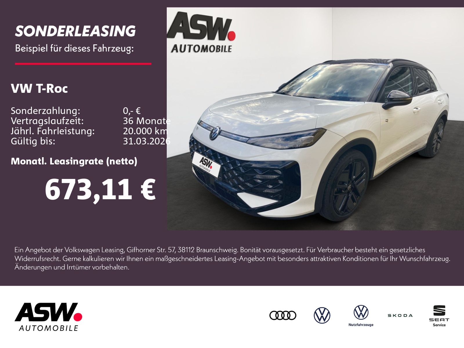 Volkswagen T-Roc R-Line 1.5 eTSI OPF 110 kW (150 PS) DSG