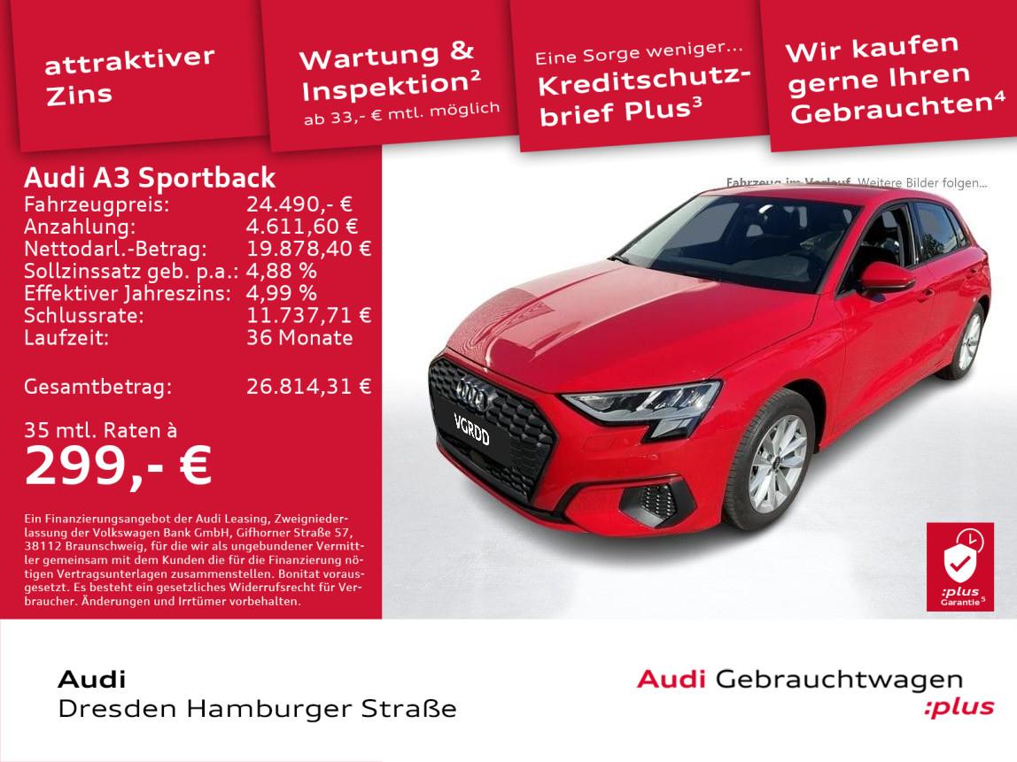 Audi A3 Sportback 35 TFSI Schaltgetriebe LED-SW