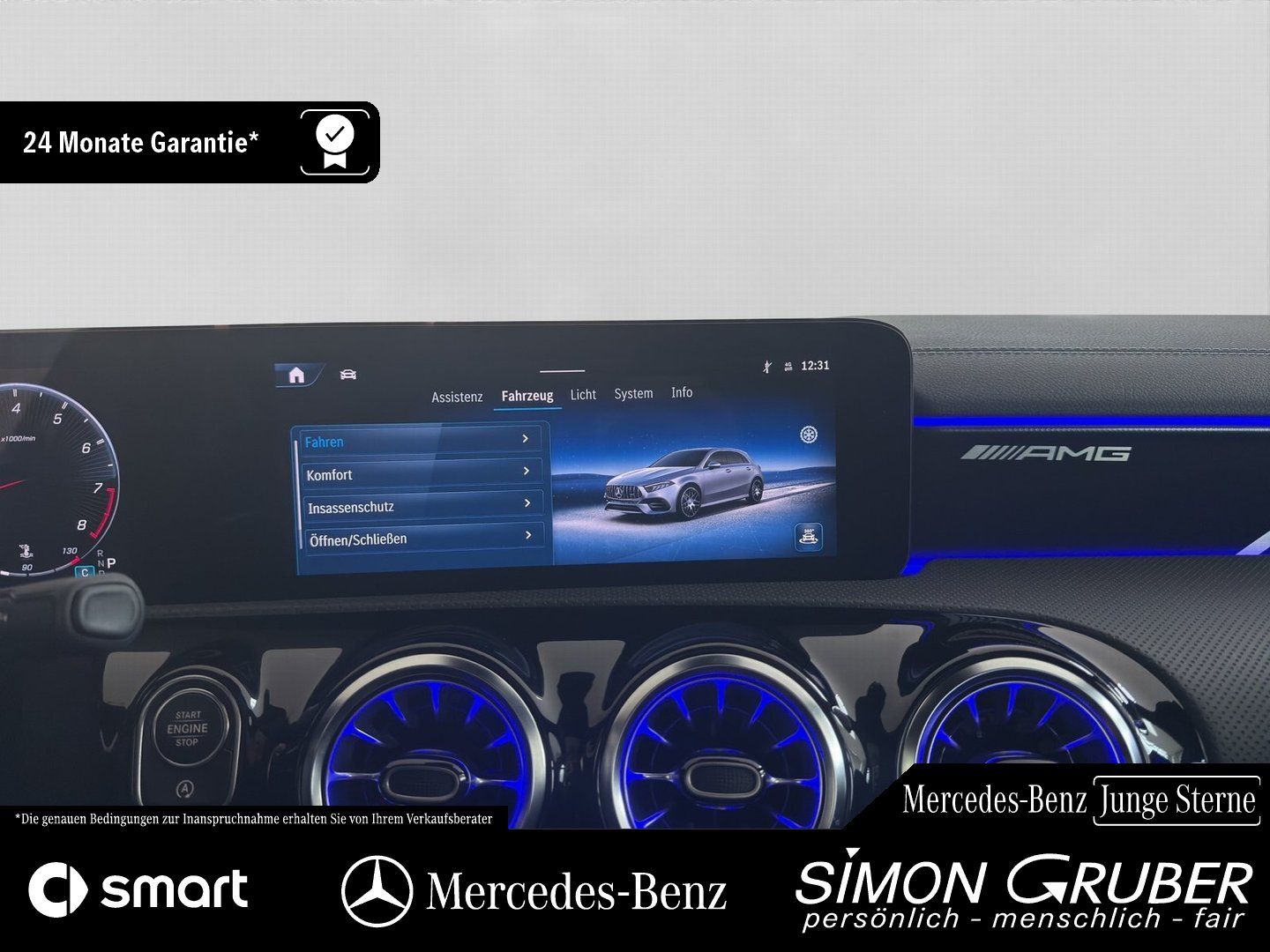 Fahrzeugabbildung Mercedes-Benz A 45 S 4M AMG Pano Leder HUD Burm MBeam Driver 3