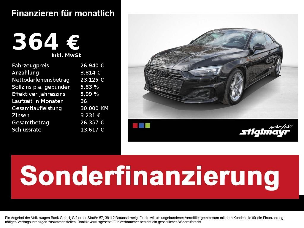 Audi A5 Coupé 40 TDI quattro ACC NAVI PANO VC foto 1