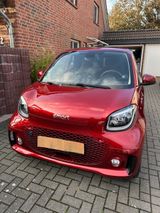 Smart ForTwo cabrio 60kW EQ Batterie - Prime - von WA - Smart ForTwo: Rot, Leder