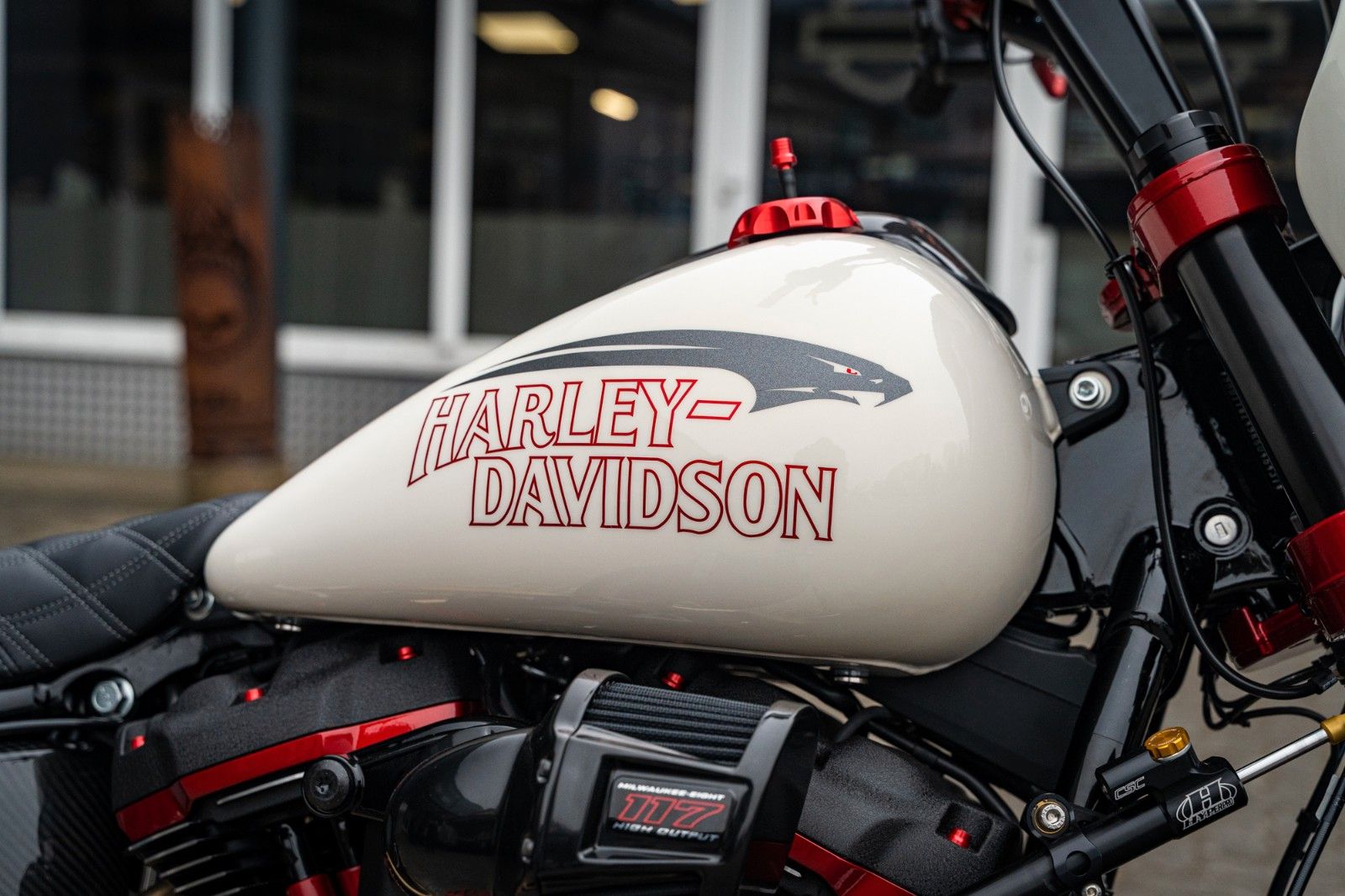 Fahrzeugabbildung Harley-Davidson FXLRS Low RiderS Extreme- Clubstyle Bike 1of1