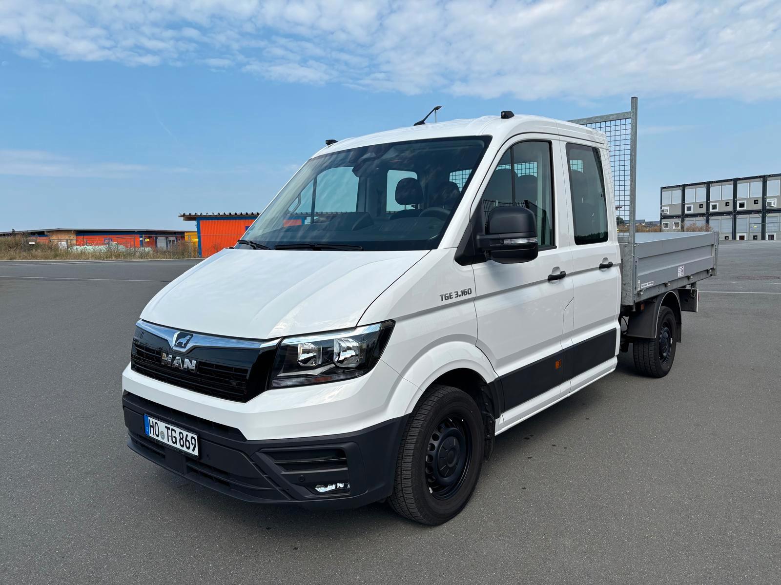 MAN TGE 3.160 4X2 SB Schoon Kipper  Standheizung AHK