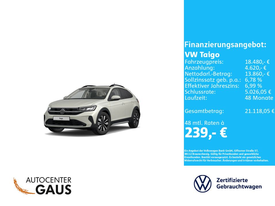 Taigo Move 1.0 TSI LED*Navi*Klima*Kamera