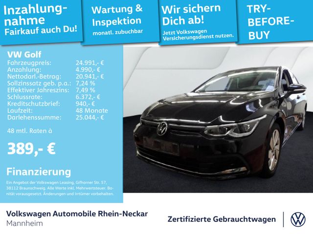 Volkswagen Golf VIII 1.5 eTSI Active DSG Gar 2027 Navi AHK