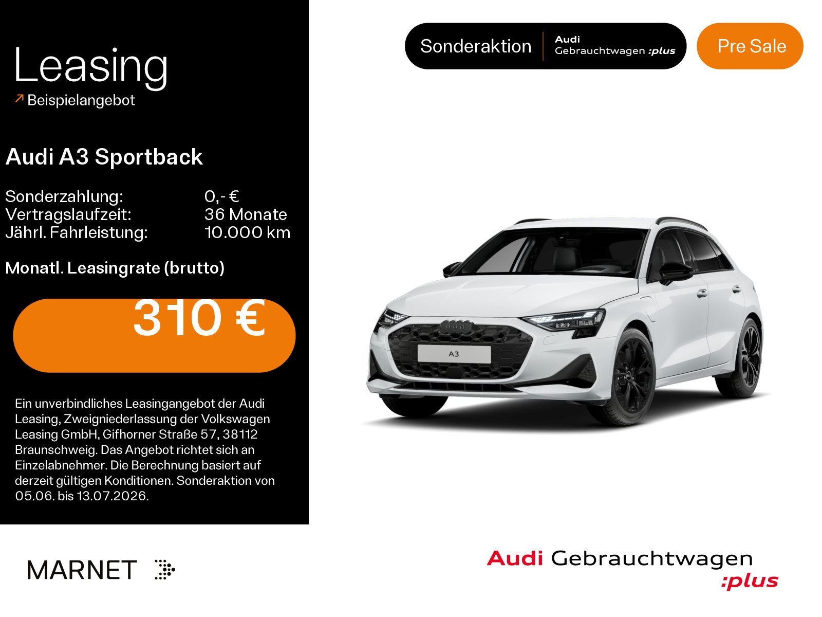 Audi A3 Sportback 40 TFSI e Advanced*Navi*LED*Alu*AHK