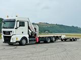 MAN TGX 26.440 * FASSI F455A.2.26E + FUNK + Anhänger - Plattform Anhänger